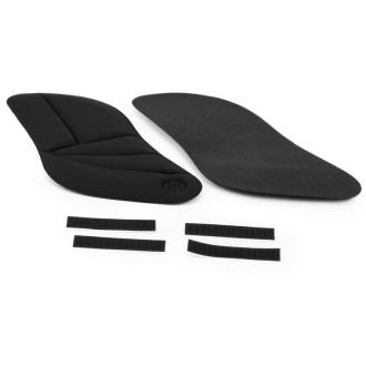 Side pads black for kart seat