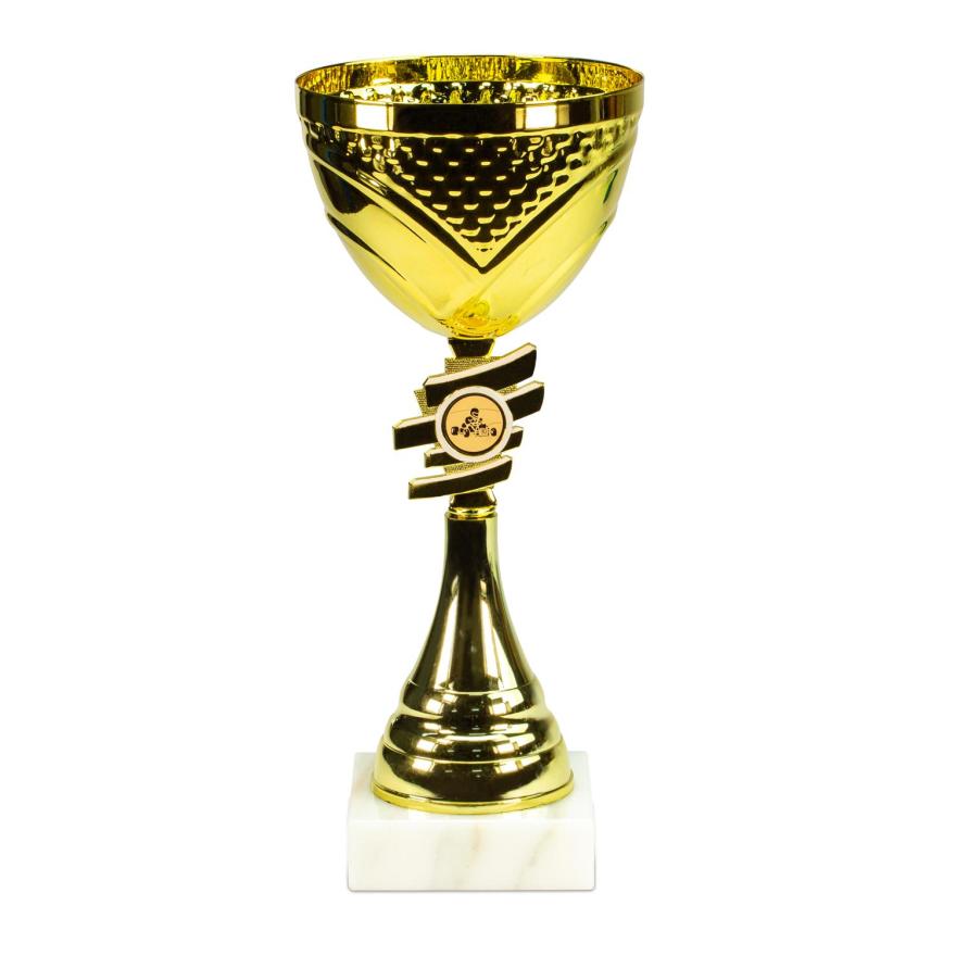 Winner trophy kart gold