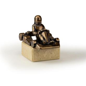Kart sur socle en marbre