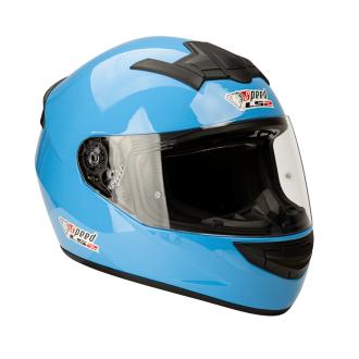 Speed LS2 casque bleu clair