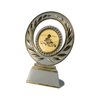 Trophée round kart gold