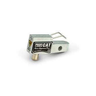Chain alignment tester for 428 chain with CAT laser lines
