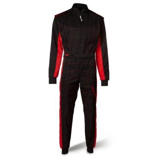 Speed-Racewear combi. racing noir/rouge XXL