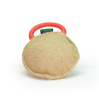 Bite cushion Jute (round) with 1 handle