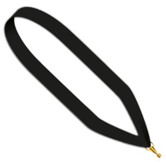 Neckband Medal black 22 mm