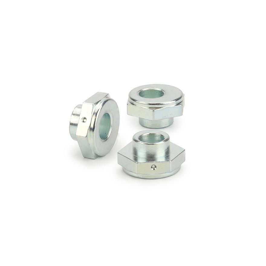 Excenter 6-Kant für Sturzeinstellung Ø1: 8 mm, Ø2: 10 mm, SW: 19 mm