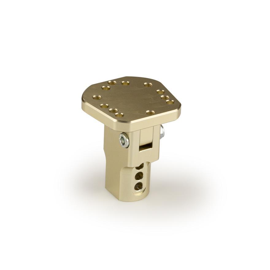 Lenkradaufnahme einstellbar L: 70 mm Farbe Magnesium 0°, 8°, 16° + 24°